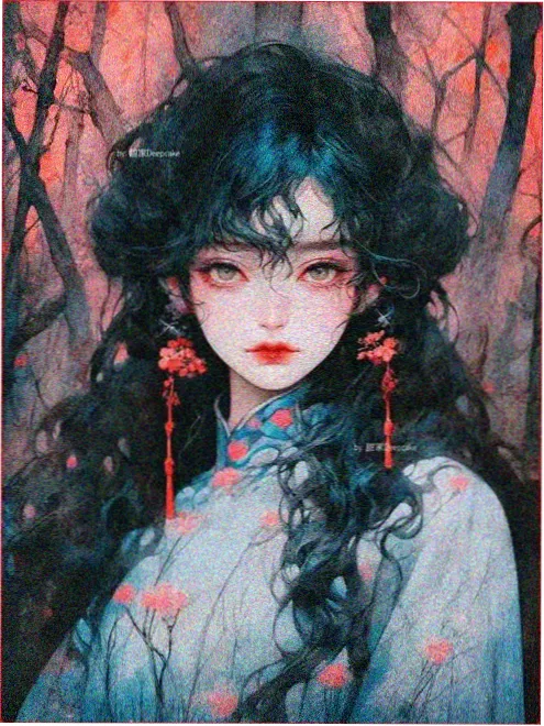 武侠古装电影 白衣渡江 海报